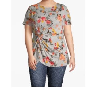 Lane Bryant Printed Twist Waist Brand new